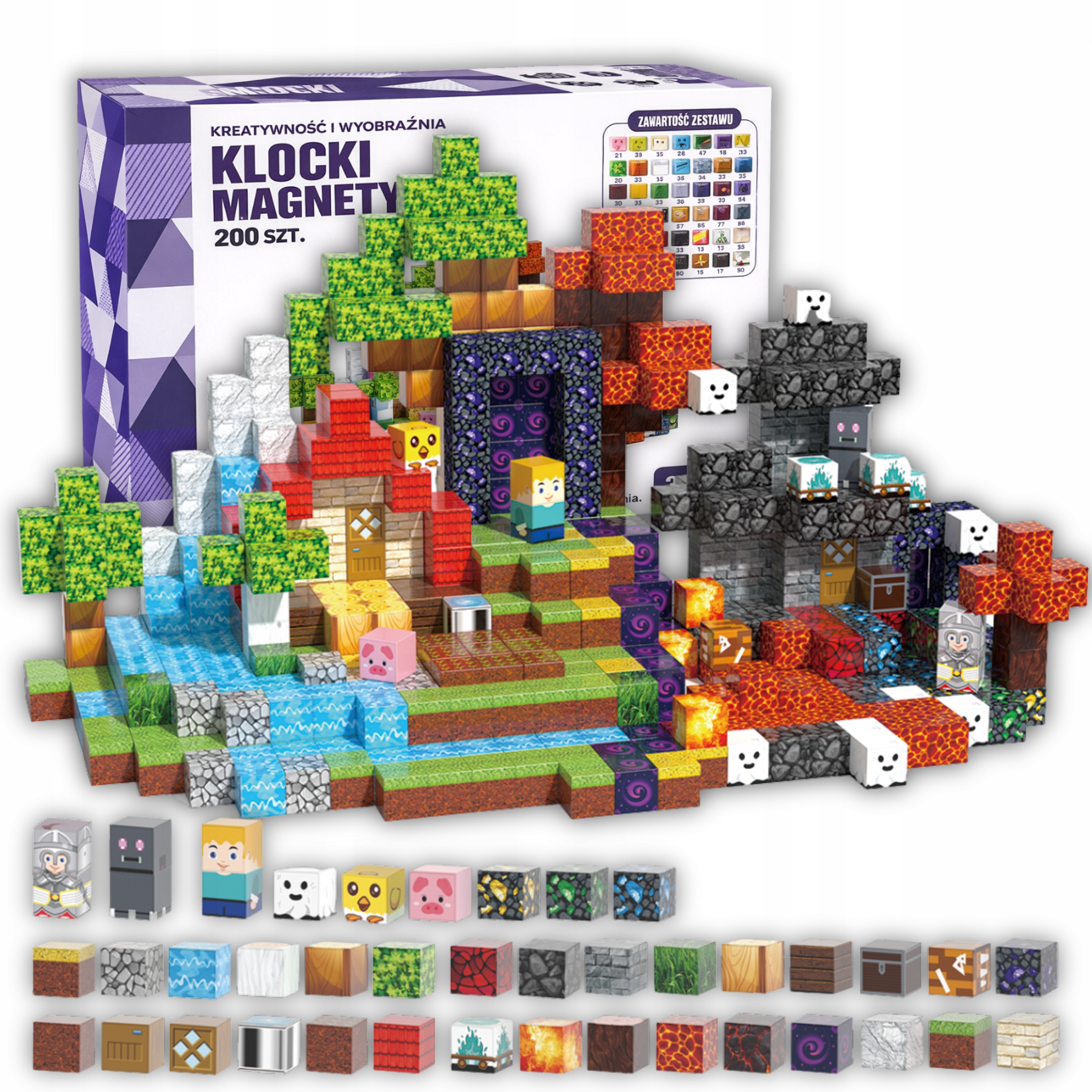 KiBricks - Klocki magnetyczne (100 elementów)